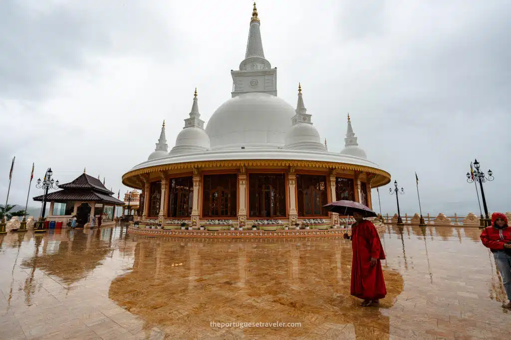 The Mahamevnawa Buddhist Monastery in Ella, Sri Lanka