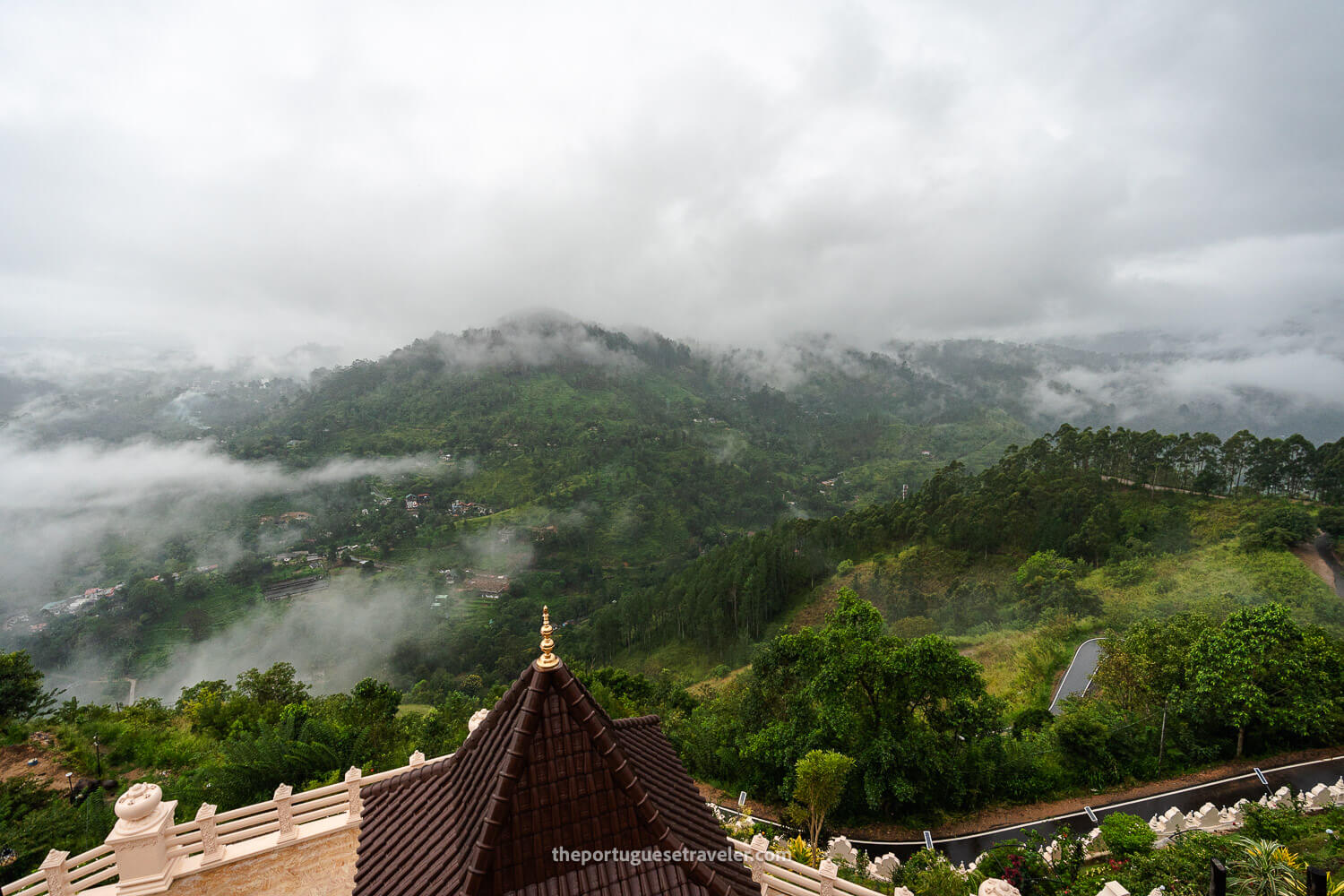 The green landscape around the Monastery