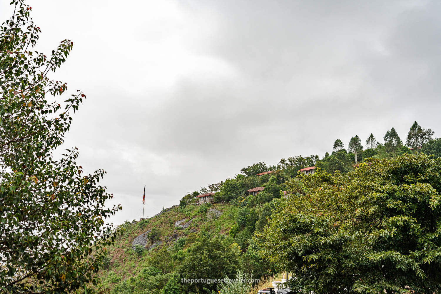 The monks accommodation's near the Monastery