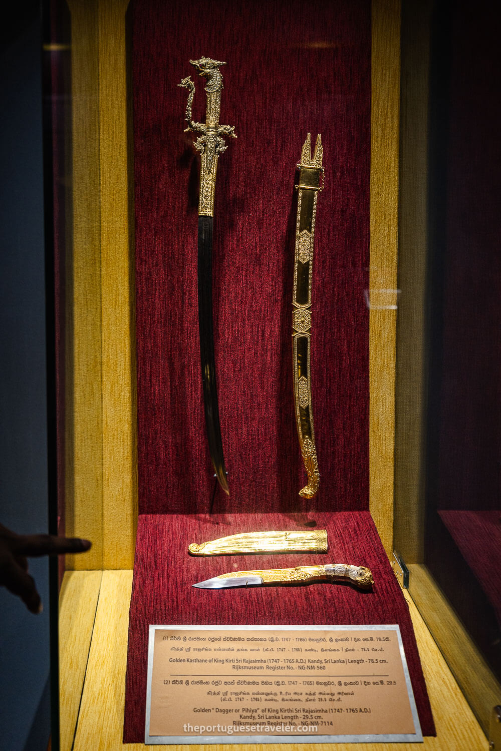 Some magnificent swords in the museum