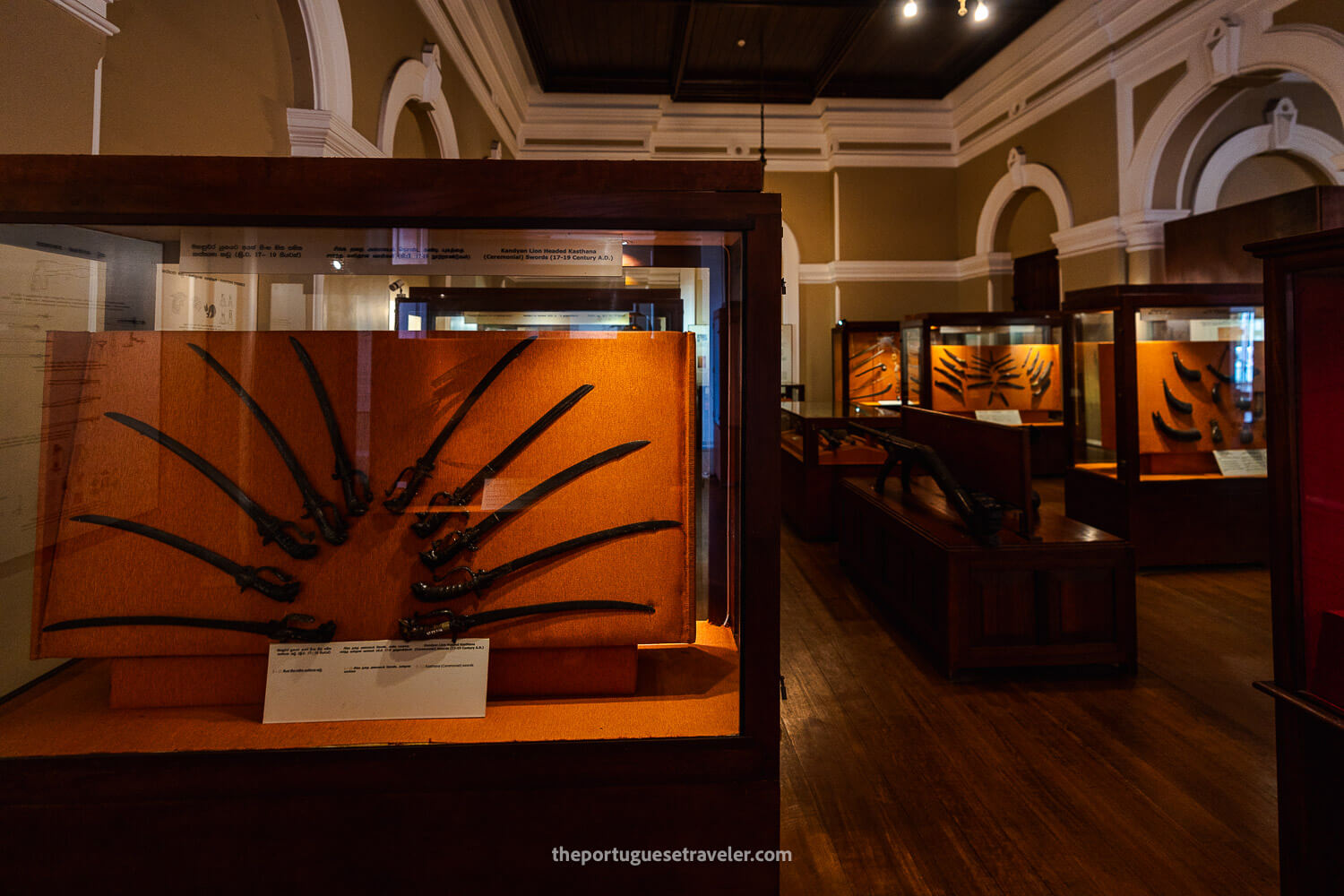 Exhibition rooms at the National Museum, in Colombo Sri Lanka