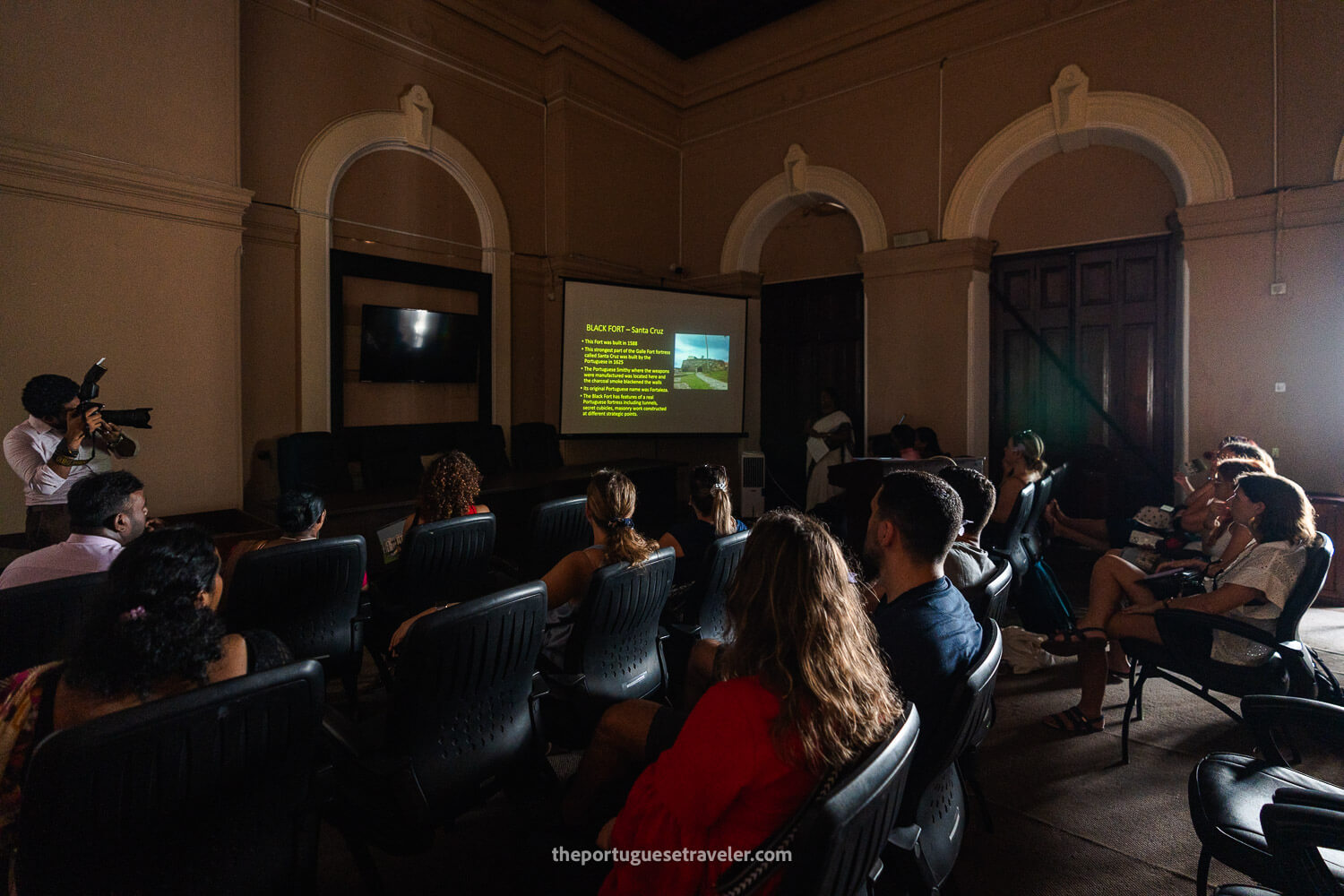 The presentation about Portuguese Heritage