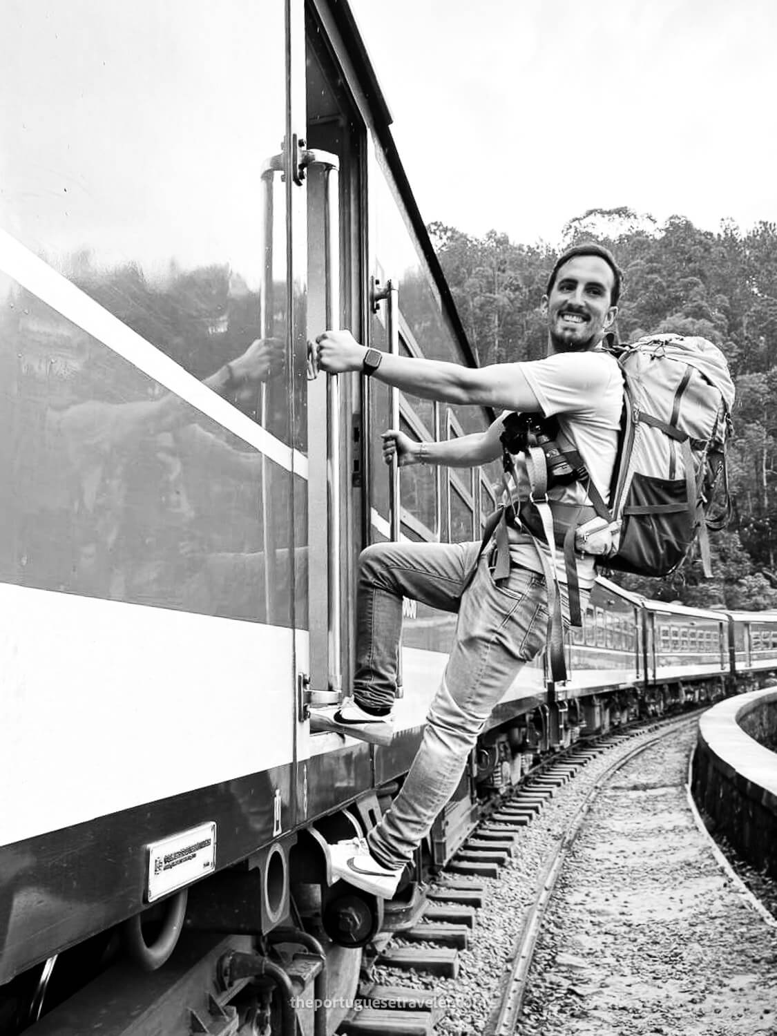 Me at the famous Nine Arches Bridge Train in Sri Lanka