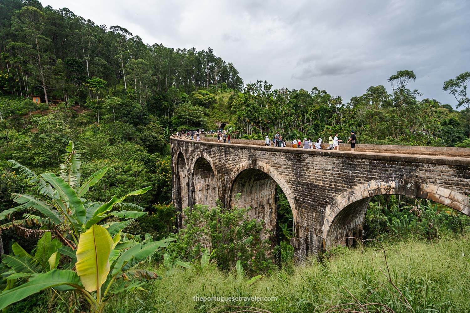 The first sight of the bridge