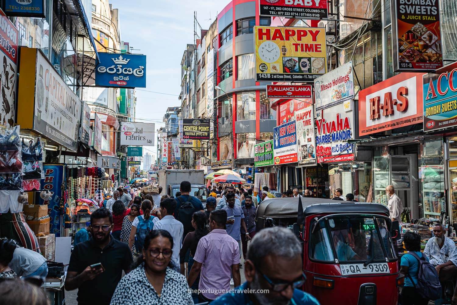 Pettah Market in Colombo Sri Lanka