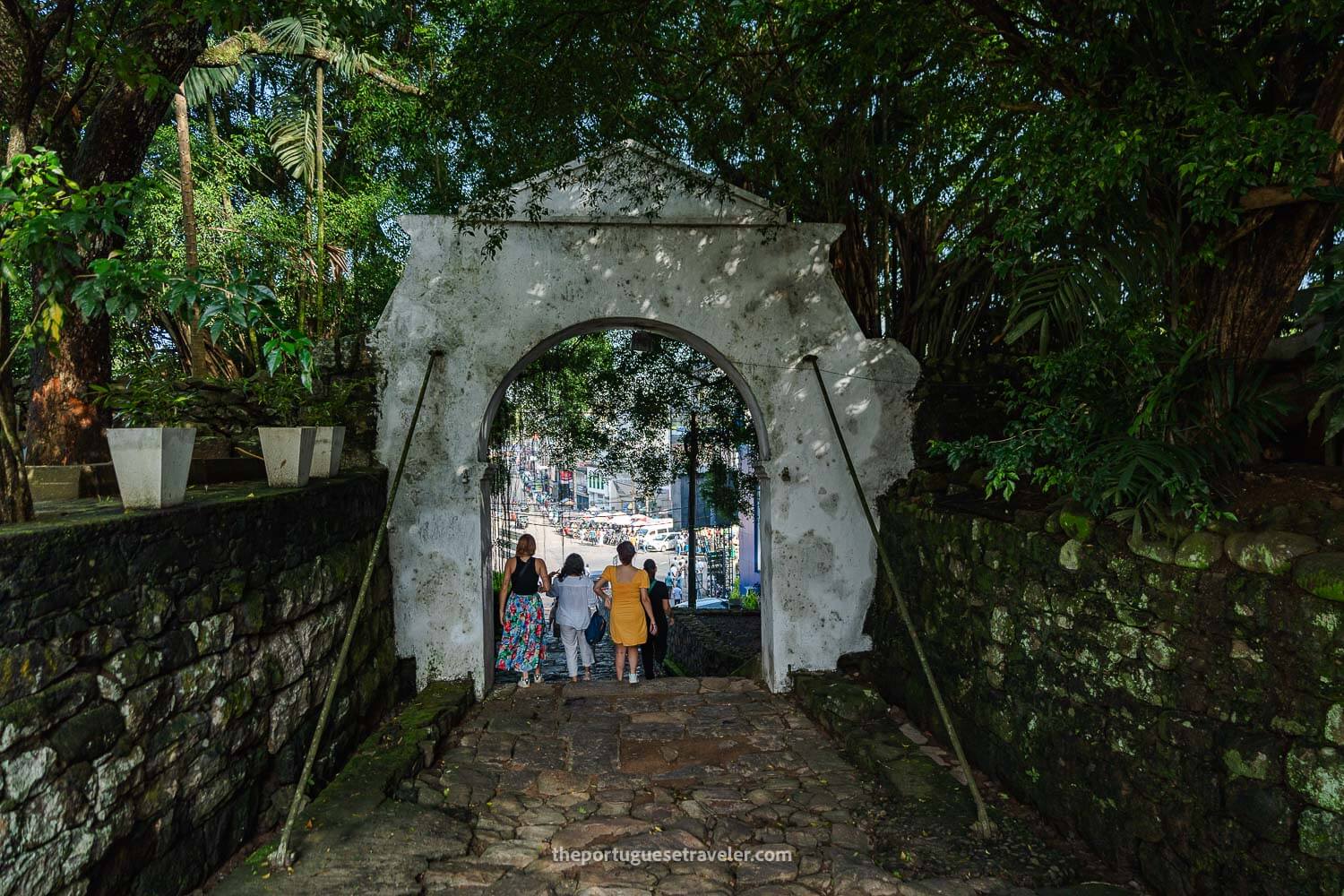 The Entrance Gate of the Portuguese Fort in Ratnapura