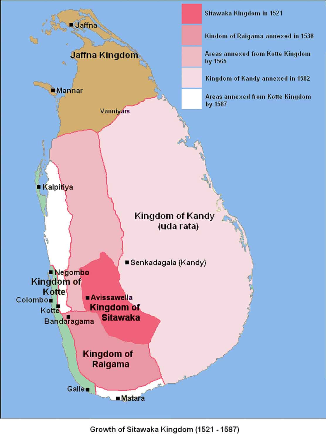 The Growth of the Kingdom of Sitawaka