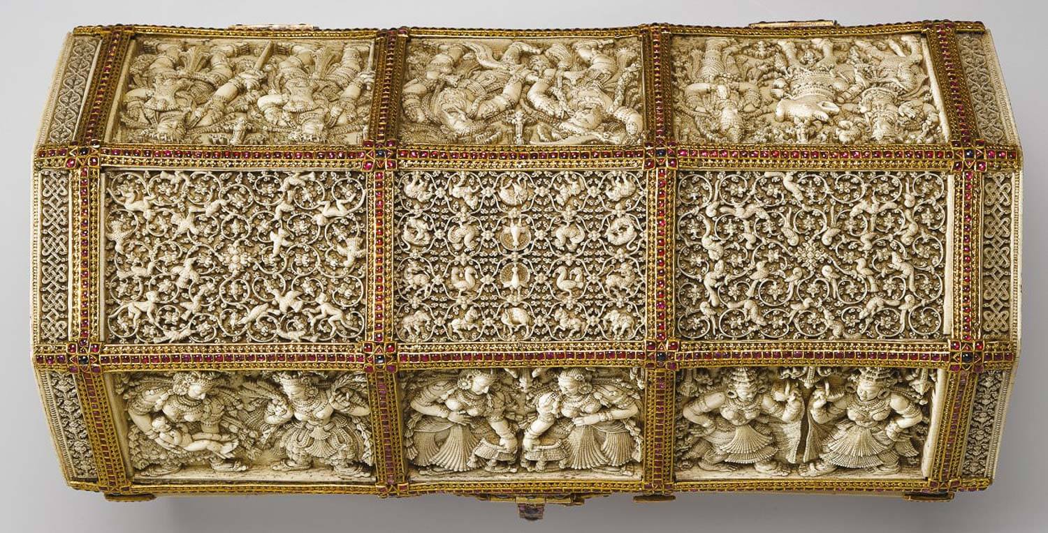The Coronation Casket - Gift from the Kingdom of Kotte to the Ambassador of Portugal (1541) - The Portuguese in Sri Lanka