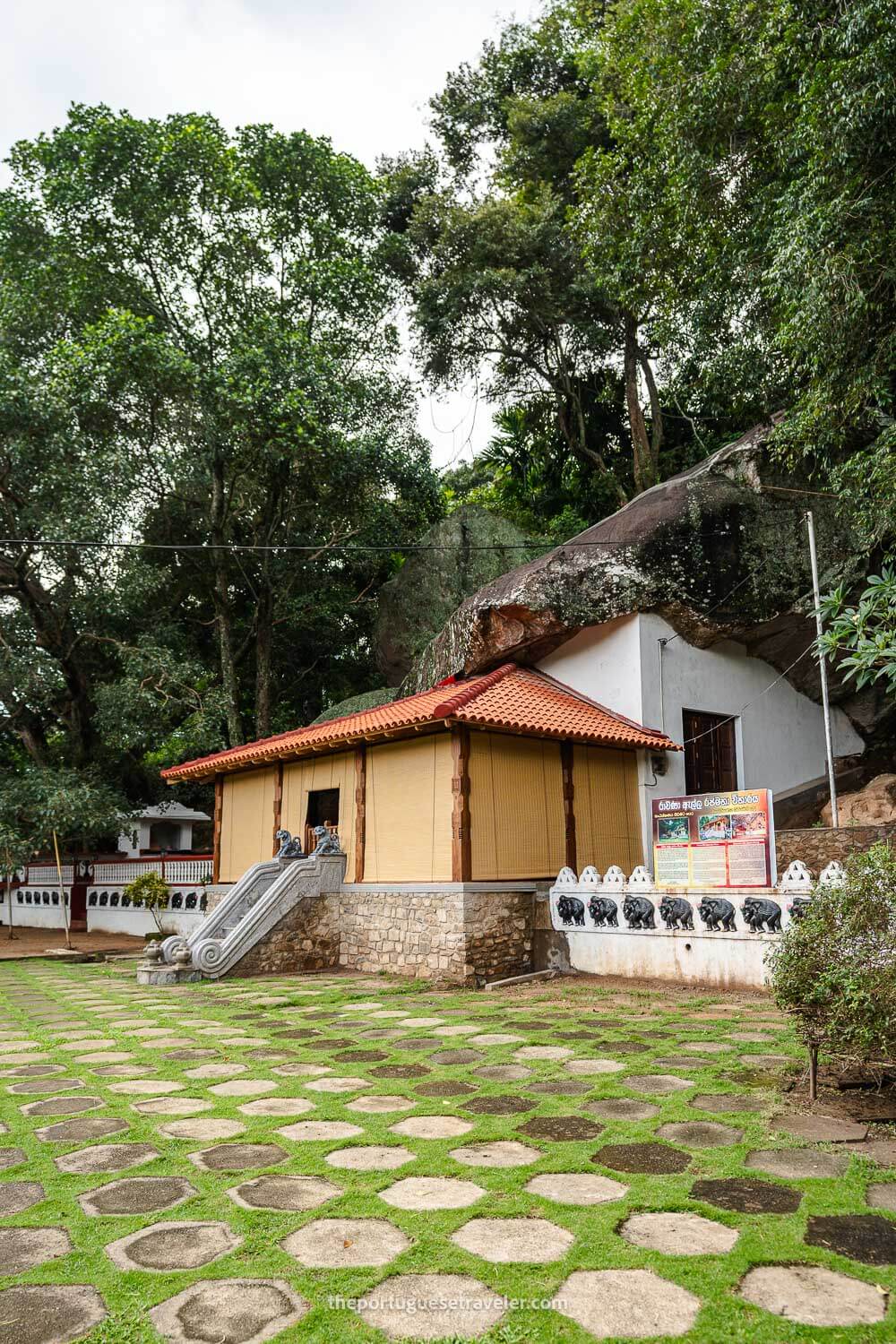 The Ravana's Cave Temple, in Sri Lanka