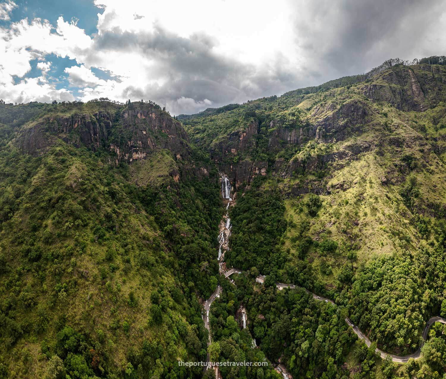 A Panorama of the Ravana Falls