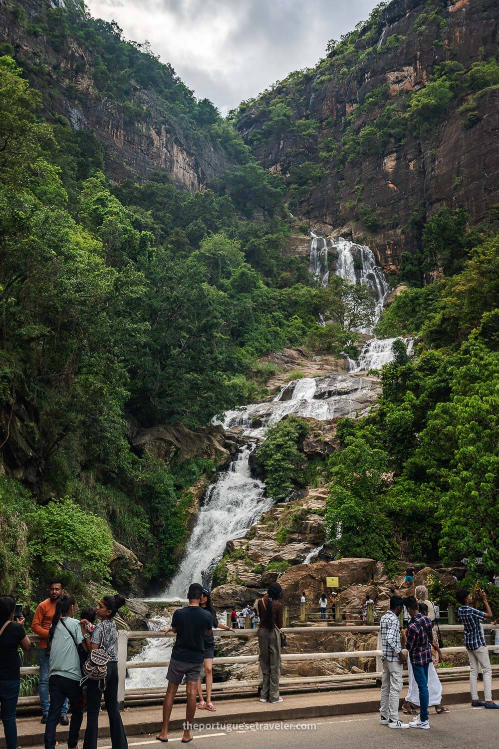 The Ravana Falls in Ella, Sri Lanka