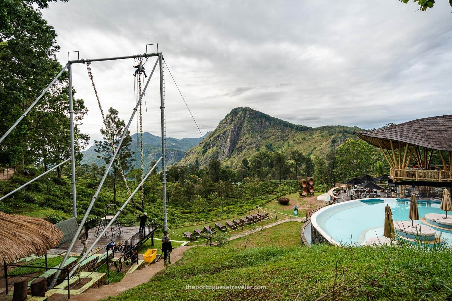 The Ravana Pool Club on the way to the summit