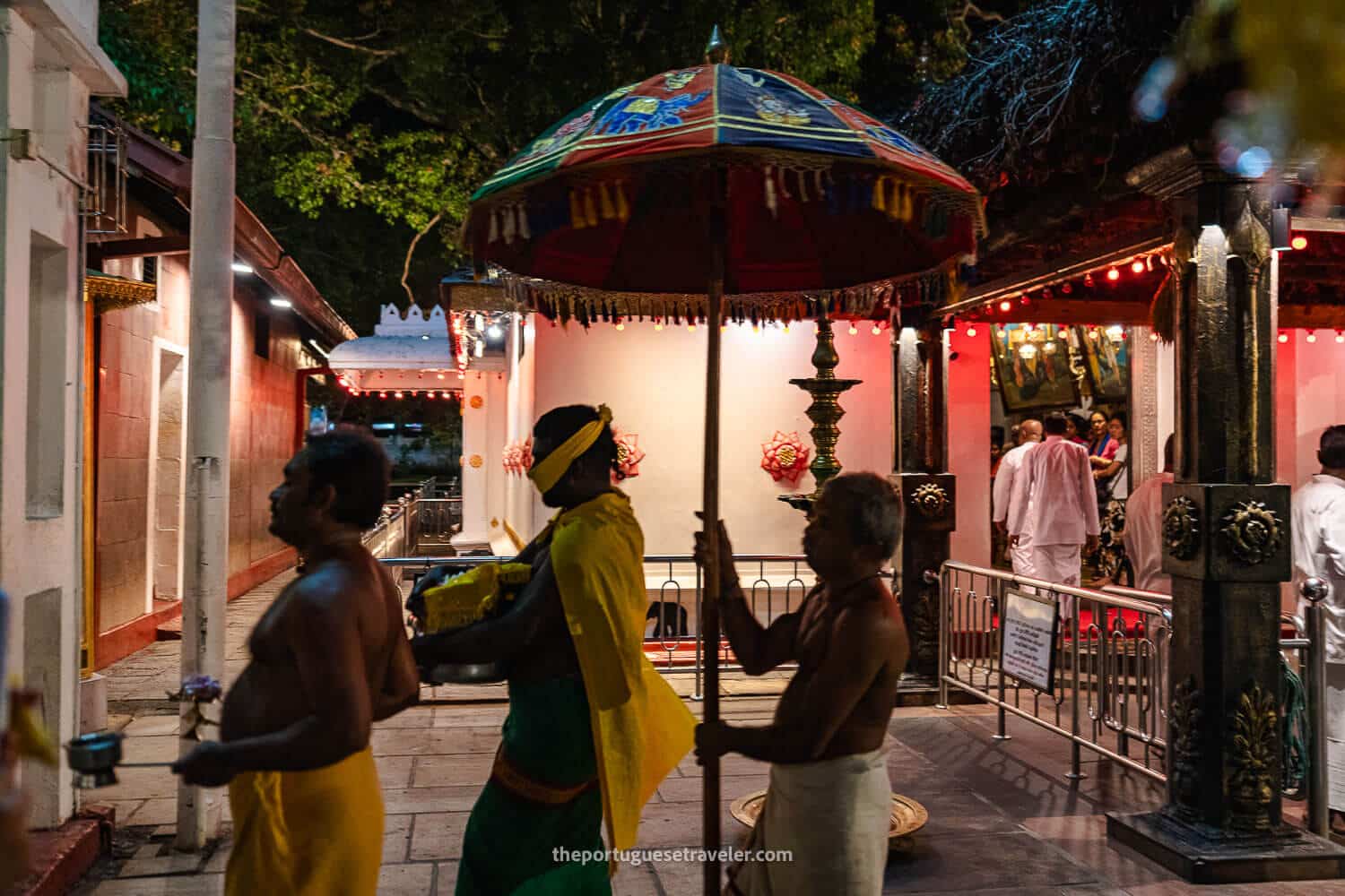 Ceremonies in a Hindu Temple