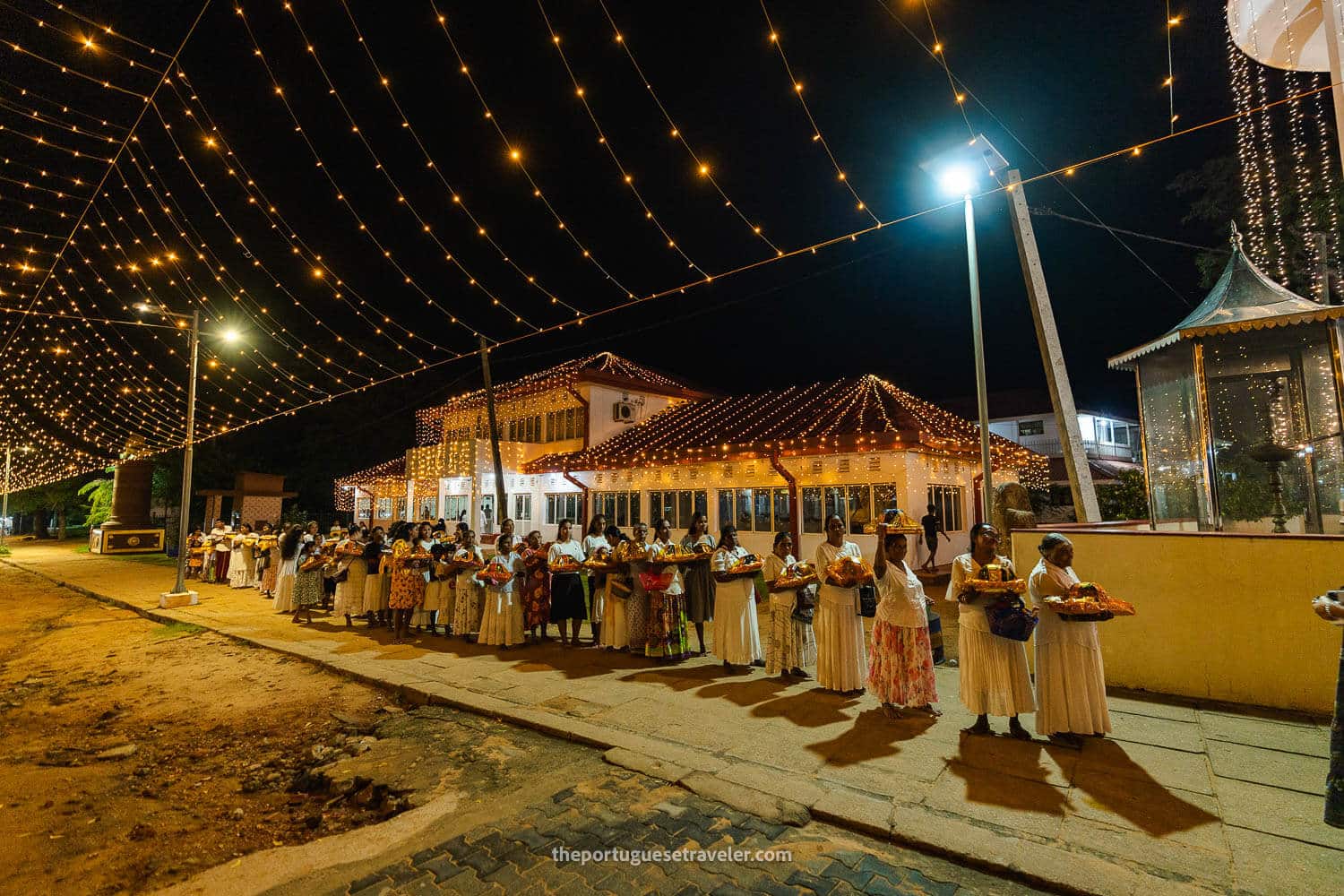 A pooja ceremony in Kataragama