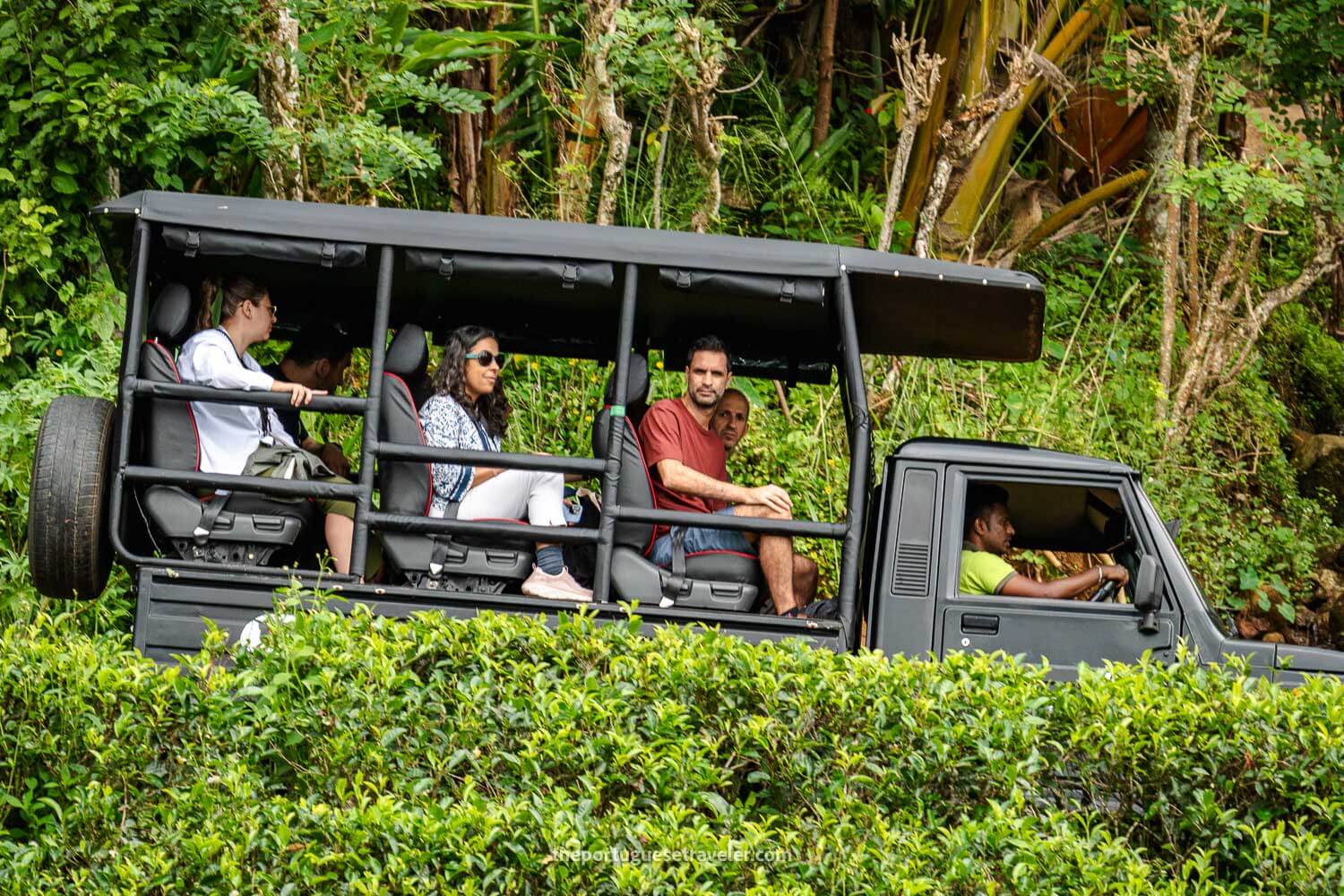 The 4x4 section of the path to the Rainforest Ecolodge