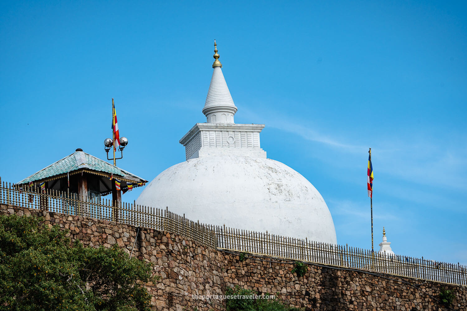 The Sithulpawwa Rock Temple seen from its base