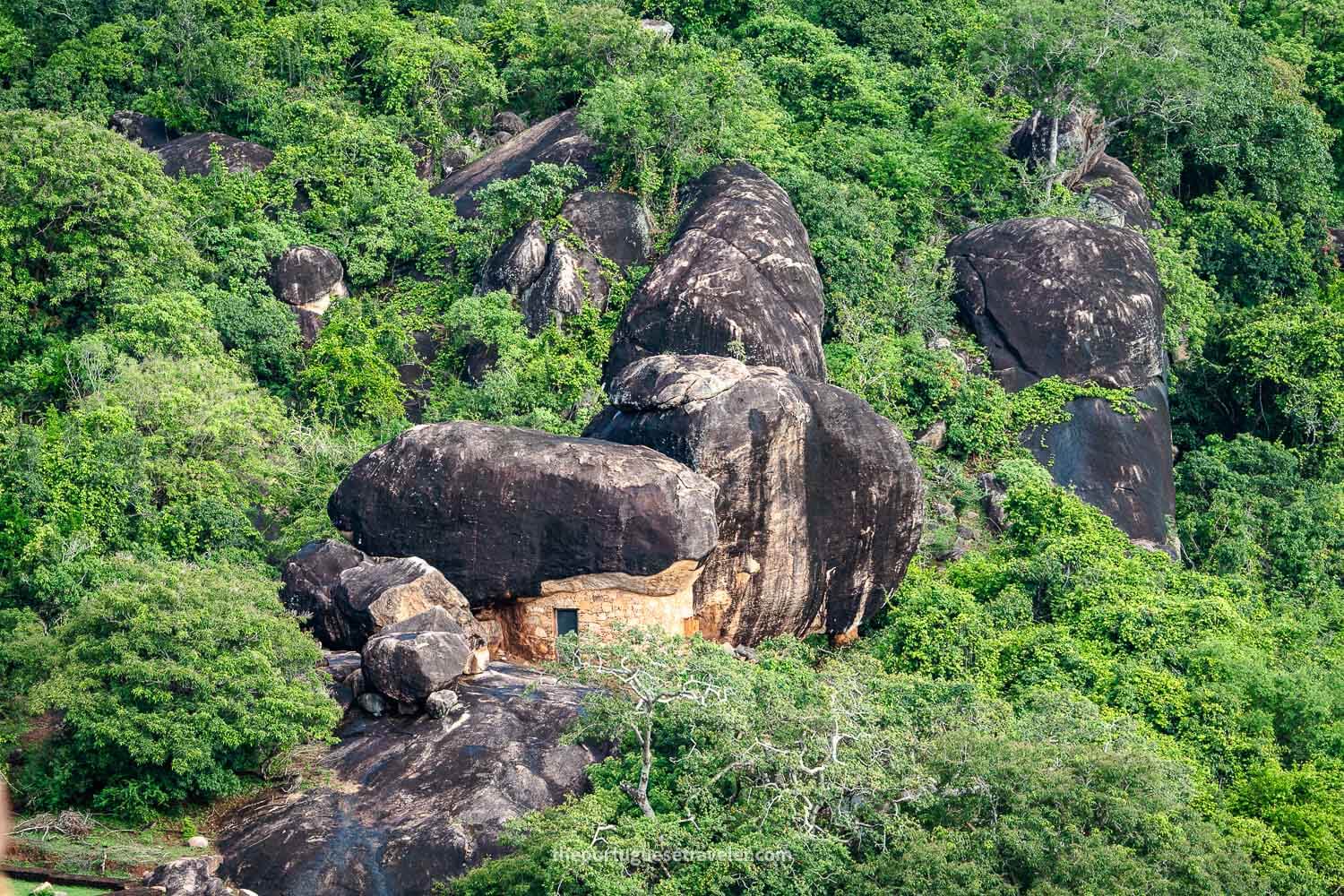 The structures made by men around the landscape