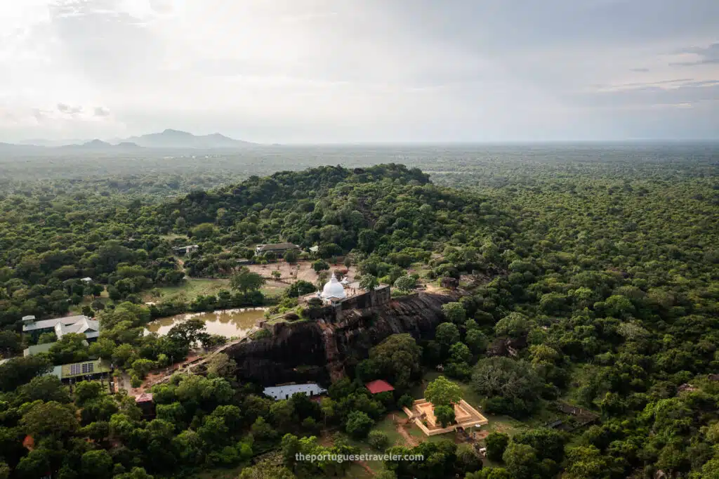 The Sithulpawwa Rock Temple in Yala, Sri Lanka