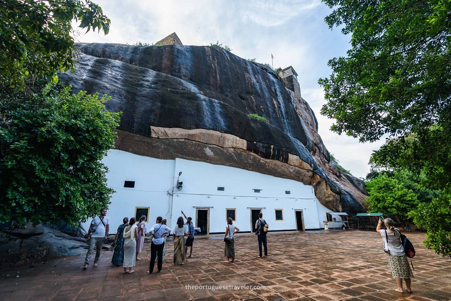 The Sithulpawwa under the rock hidden temple in Yala