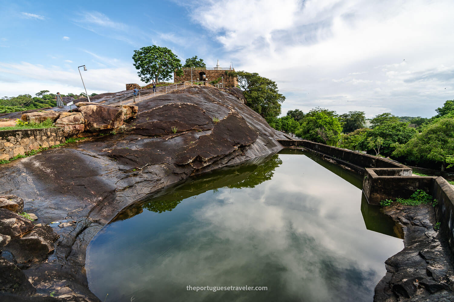 The Sithulpawwa Rock Temple seen from its base