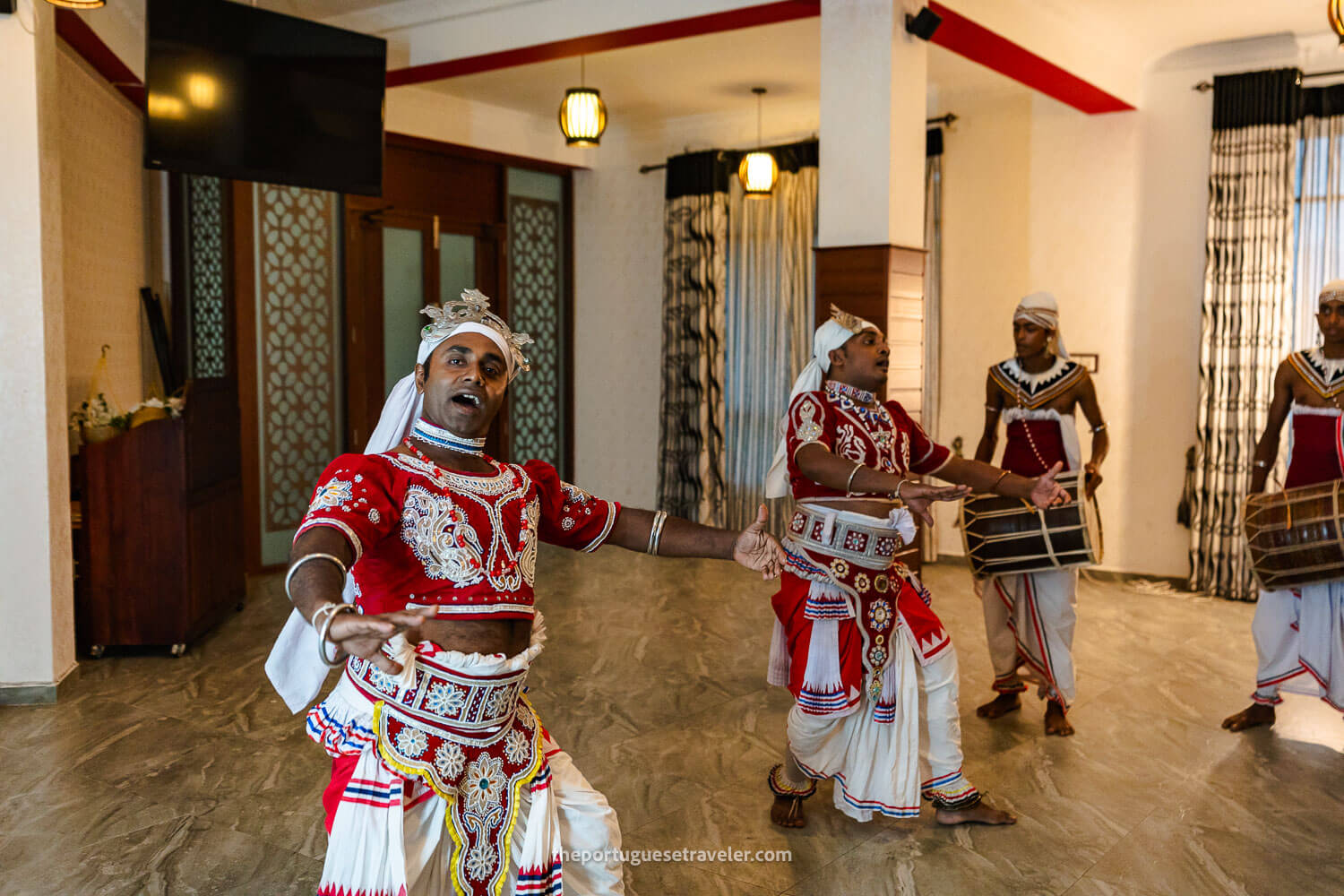 The performance of tradicional dances