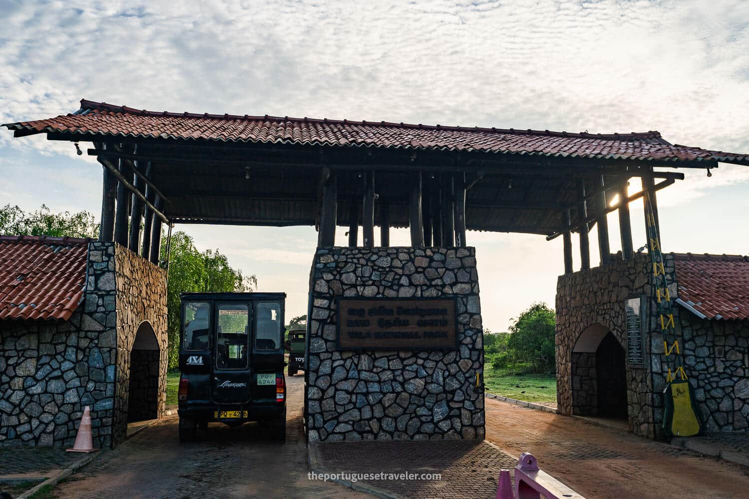 The entrance of the Yala National Park