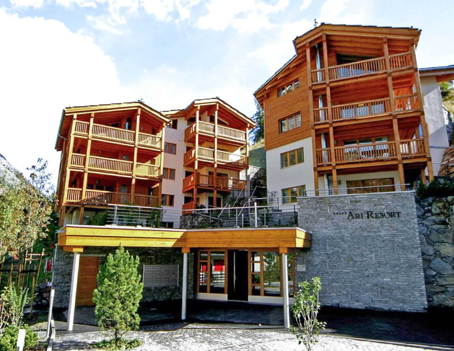 Ari Resort Apartments, one of the best luxury hotels in Zermatt, Switzerland