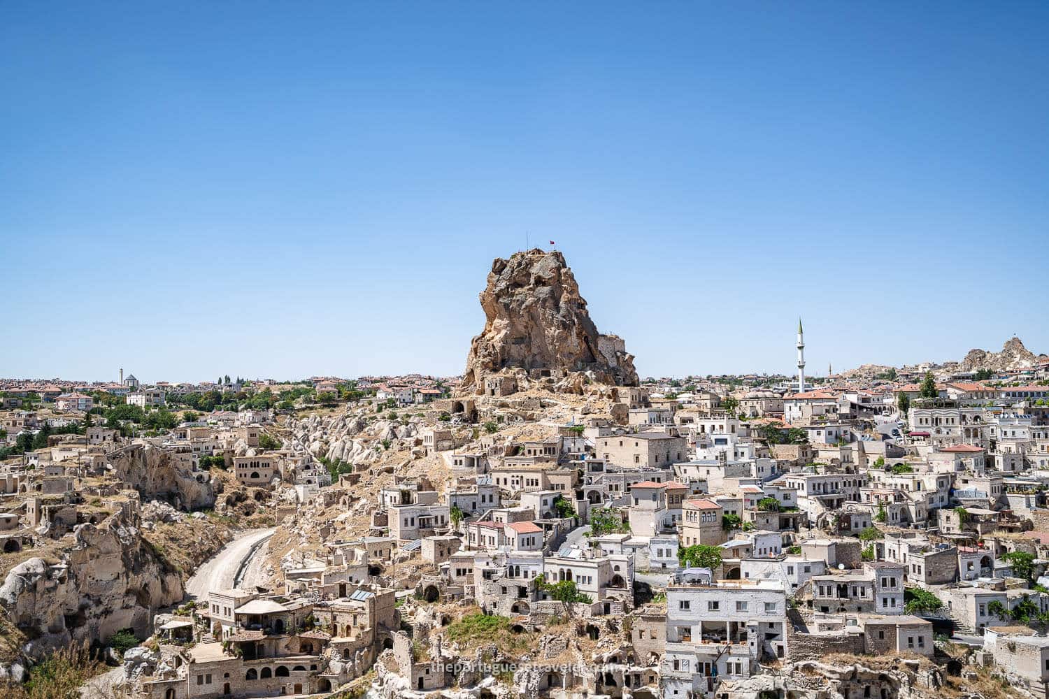 Uchisar Castle in Cappadocia