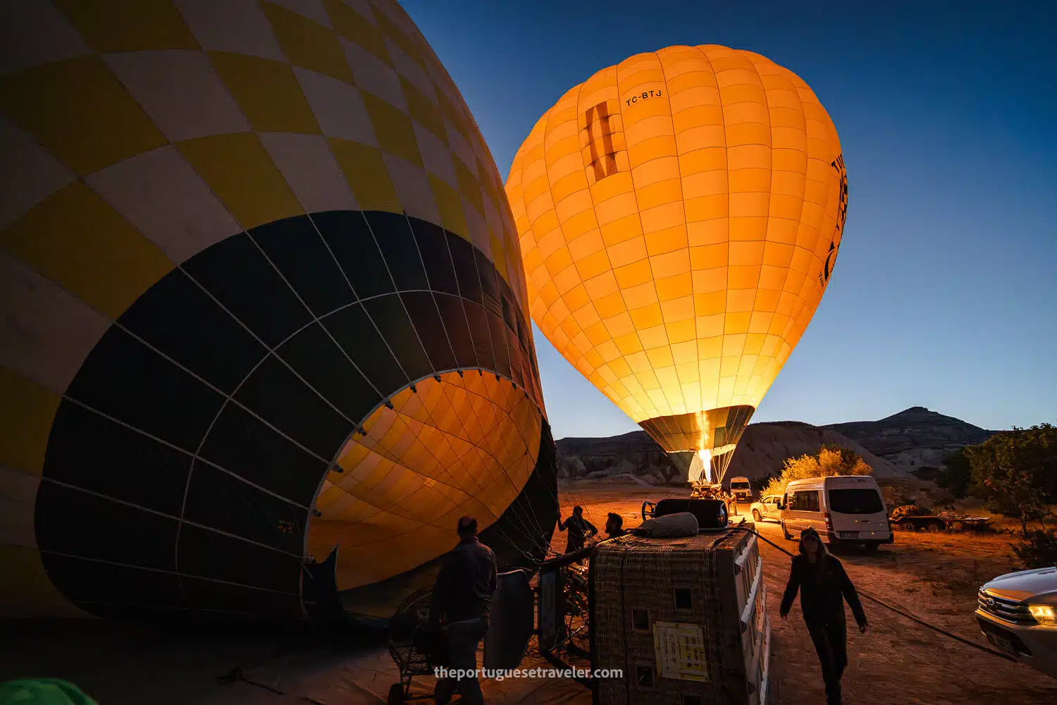 The take off site near Göreme