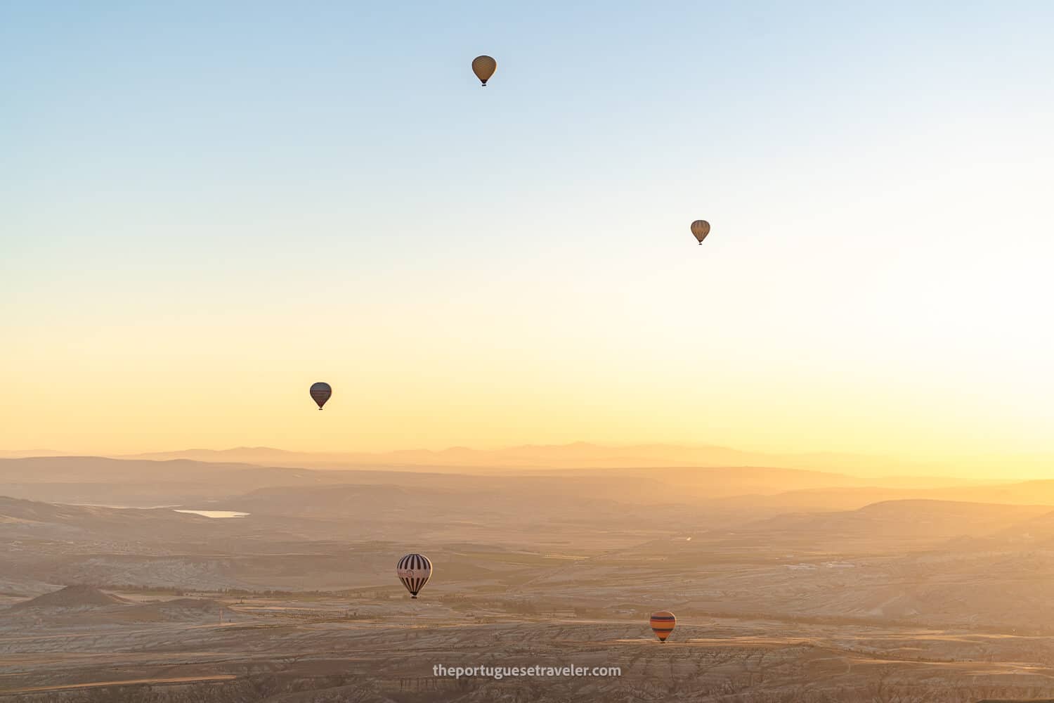 The ballet of Balloons in Cappadocia