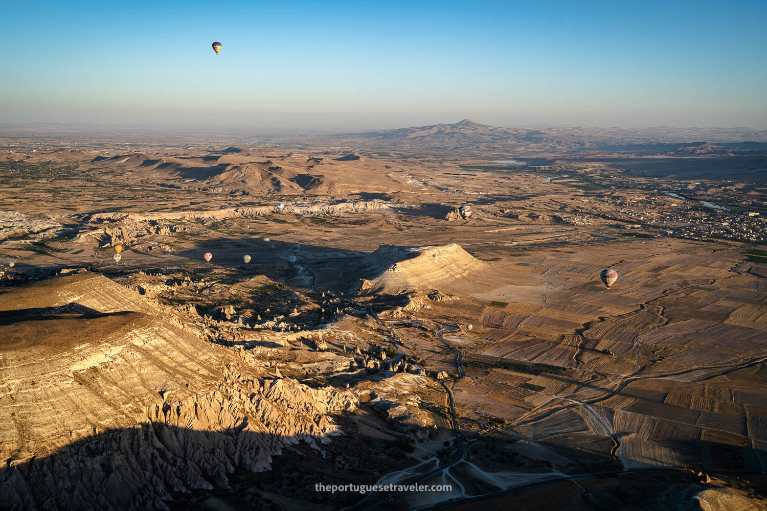 The landscape of Cappadocia