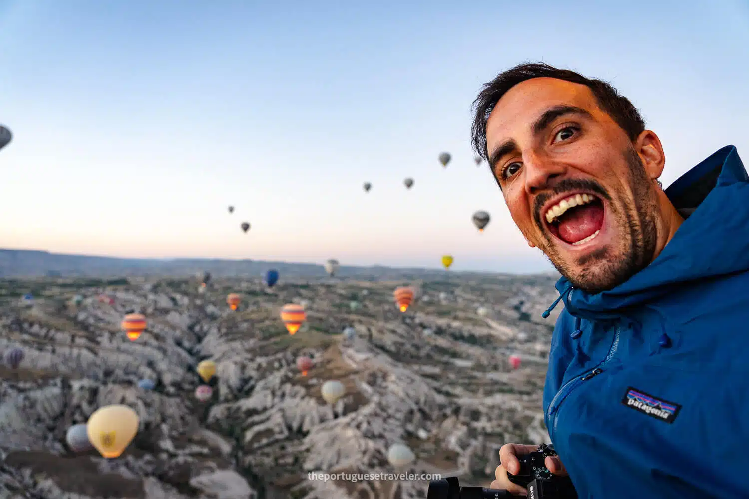 Me amazed by the hot air balloon show i waited 10 years