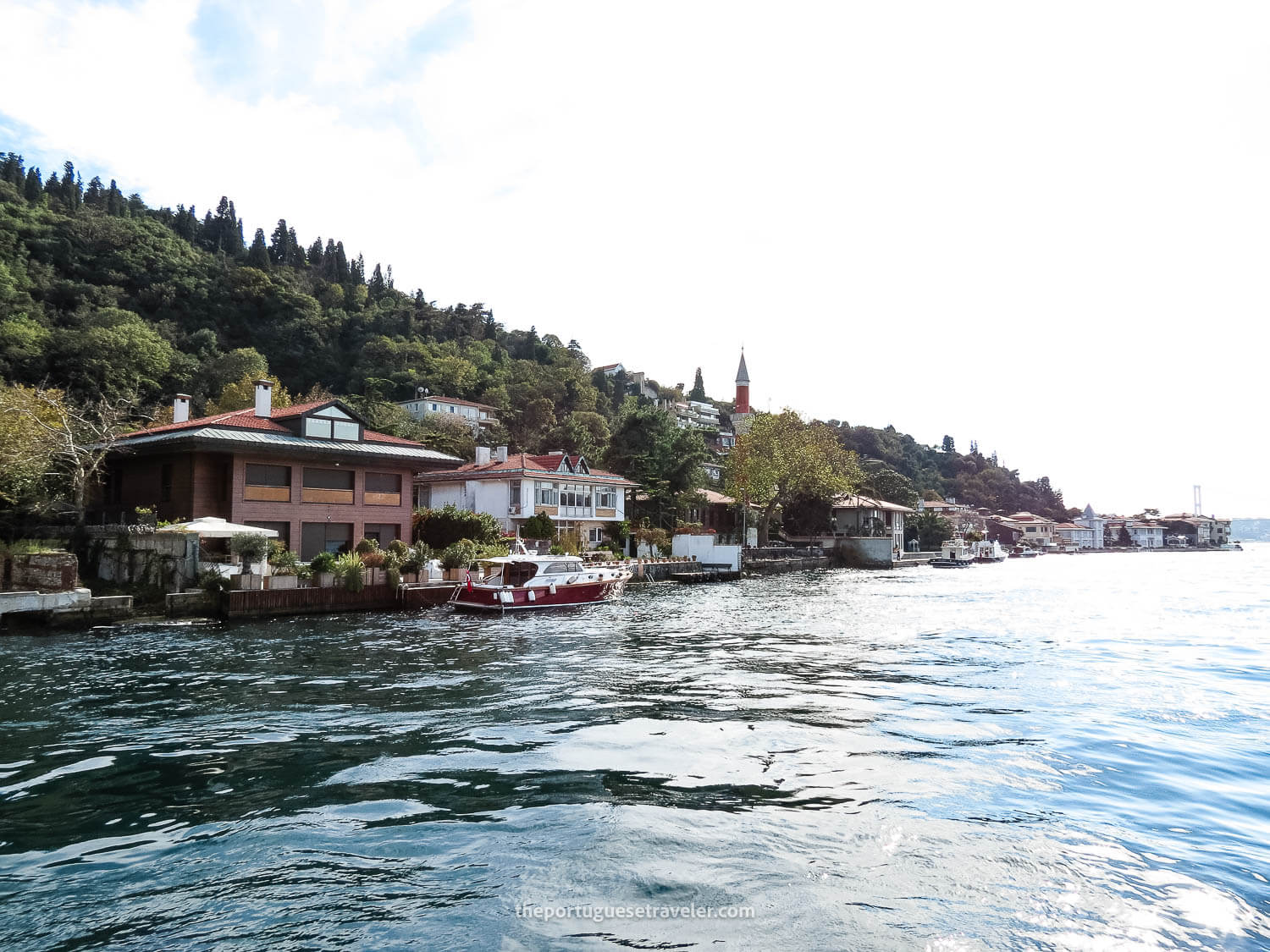 The rich villas at the Bosphorus