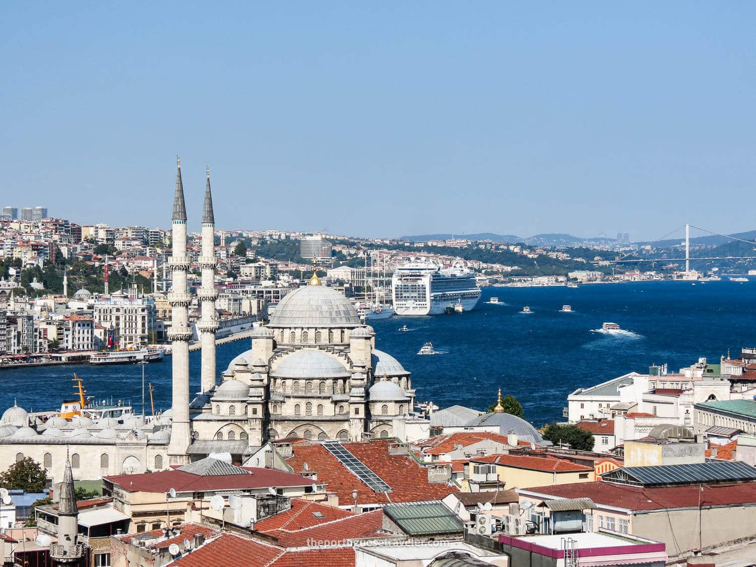 Istanbul seen from the Büyük Valide Han's Rooftop