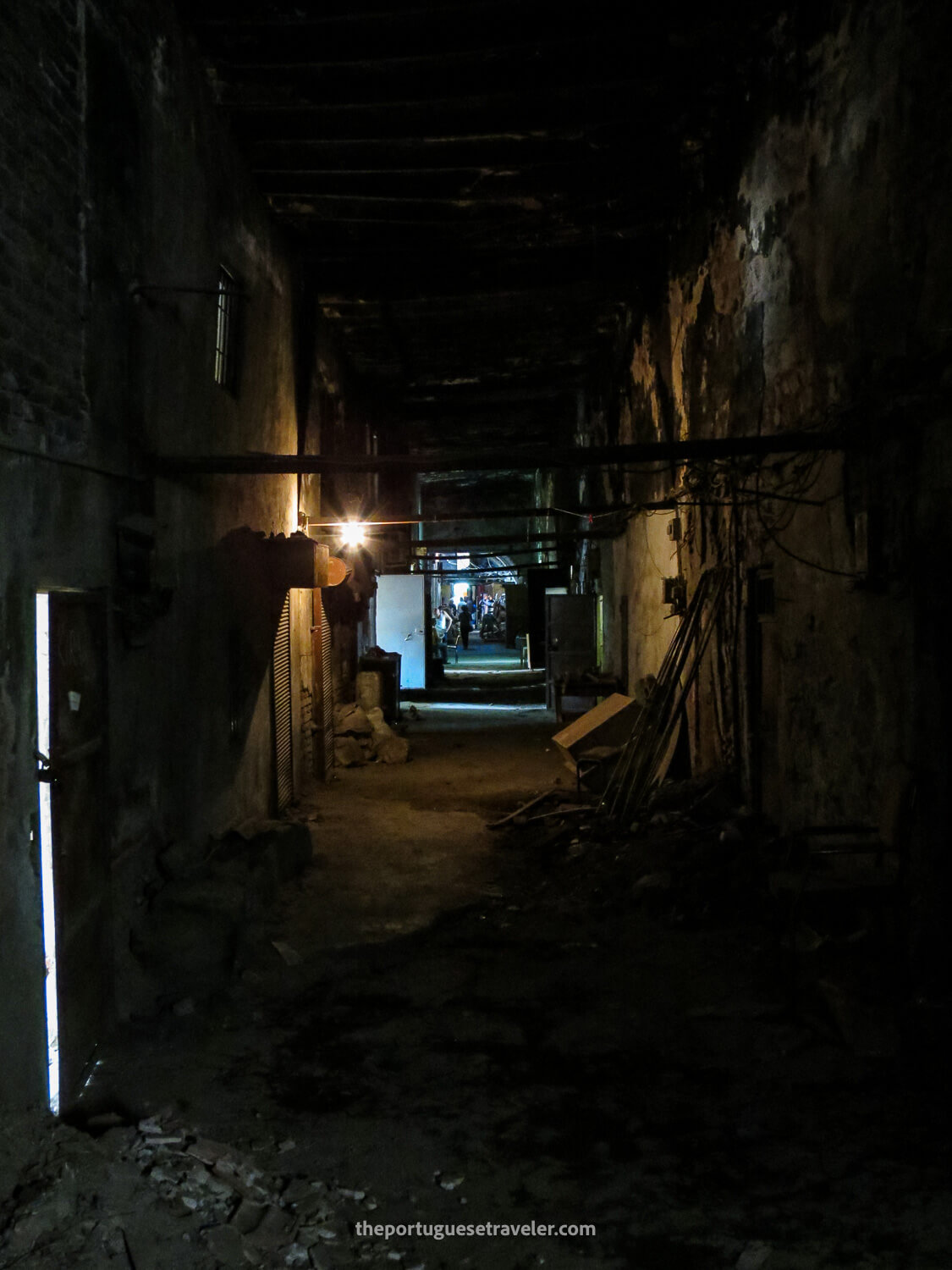 The interior of the Büyük Valide Han