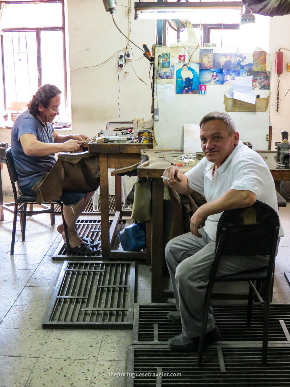 A workshop inside the Büyük Valide Han