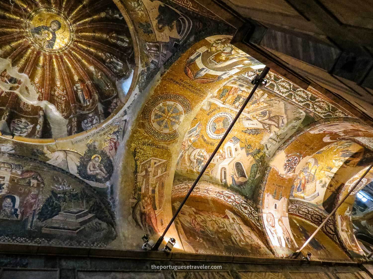 The interior of Chora Church