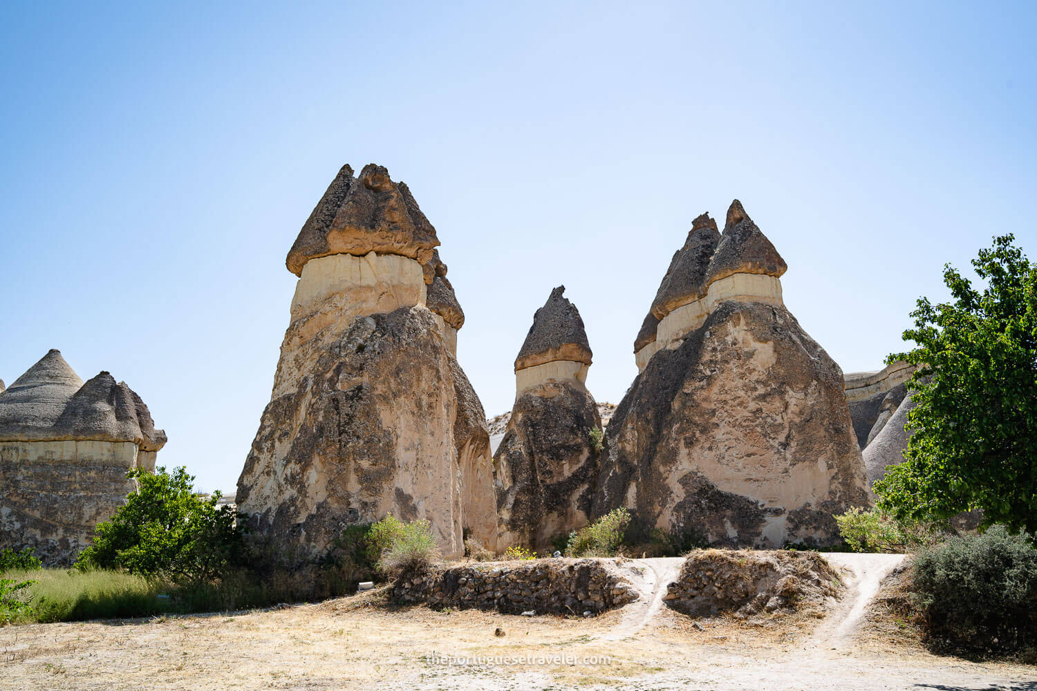 The fairy chimneys on the Pasabag Monks Valley, on the Cappadocia Red Tour