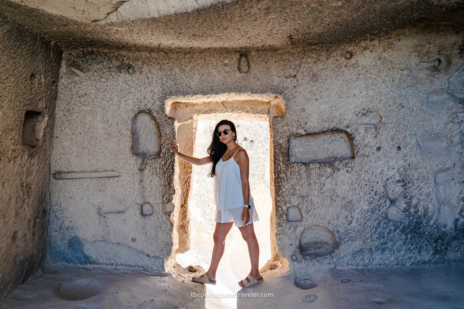 Jhos inside a house in the Monks Valley