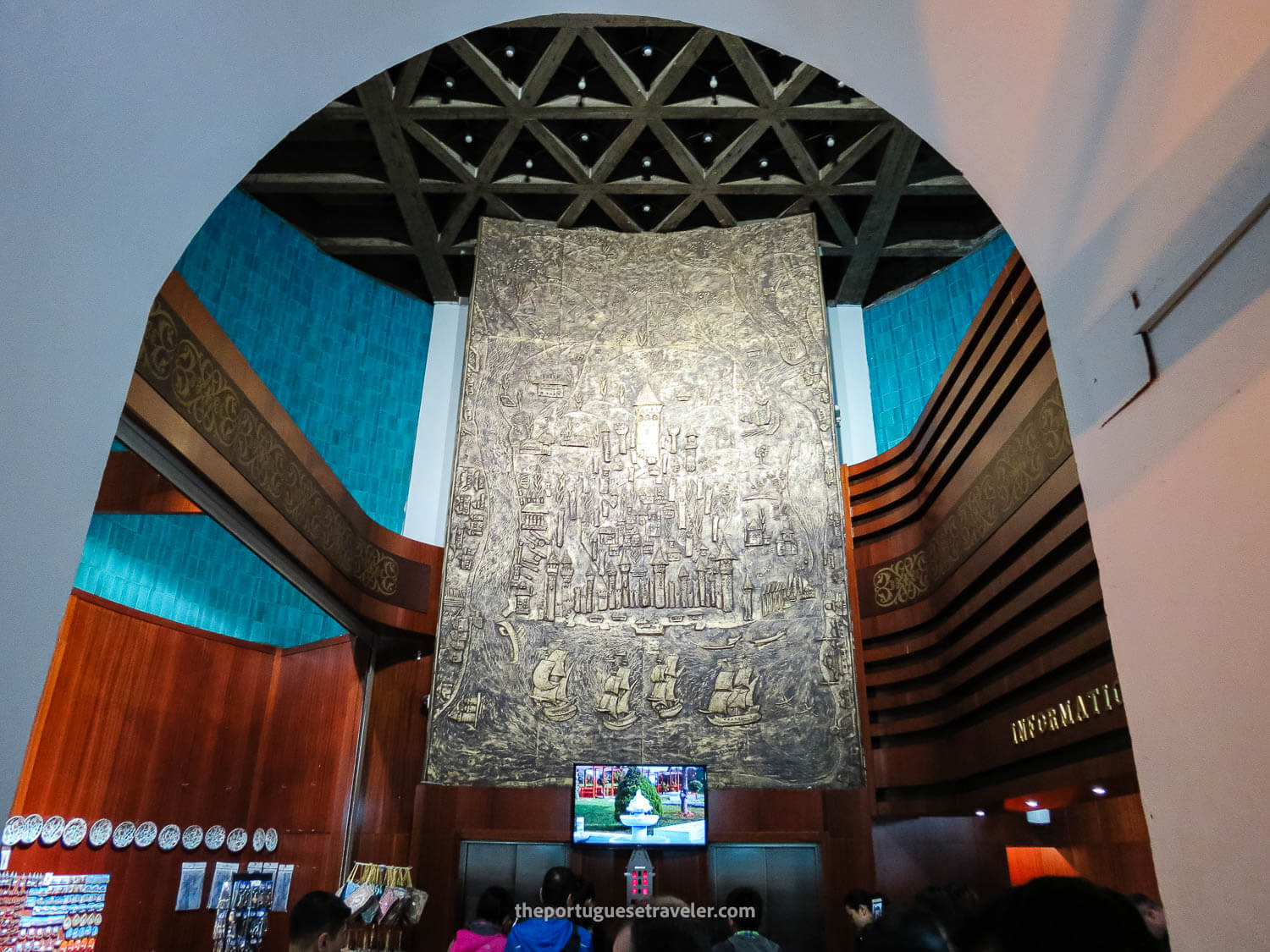 The elevator of Galata Tower