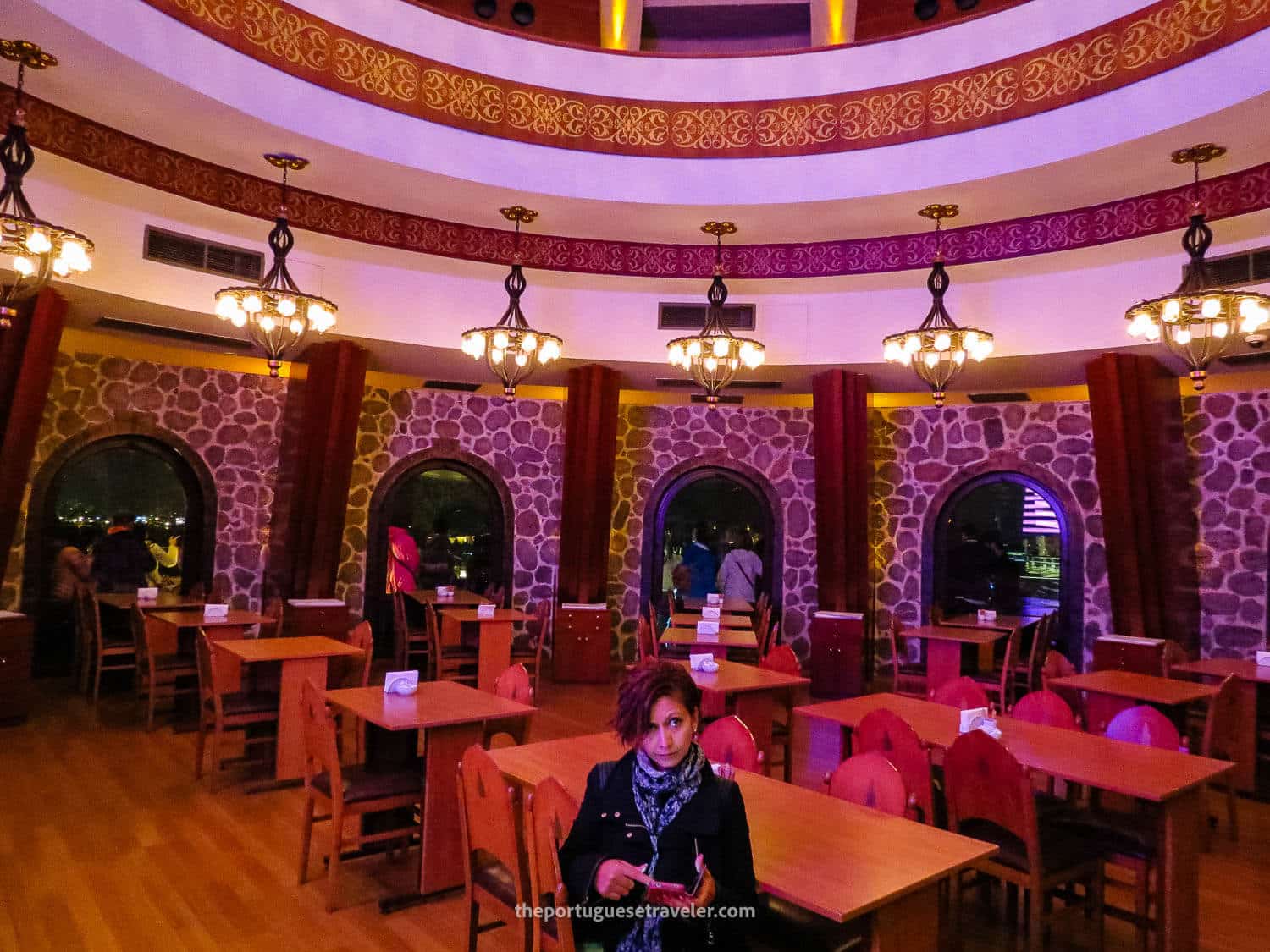 The restaurant on top of Galata Tower