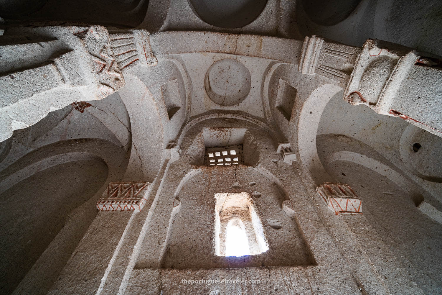 The interior of Hallac Monastery in Cappadocia