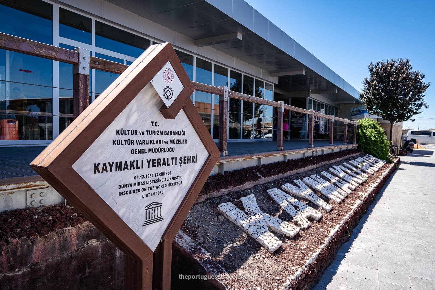 The entrance to the Kaymakli Underground City, on the Cappadocia Green Tour