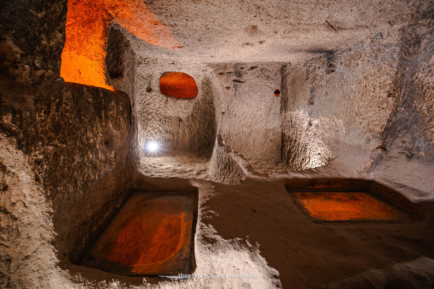 The interior of Kaymakli, on the Cappadocia Green Tour