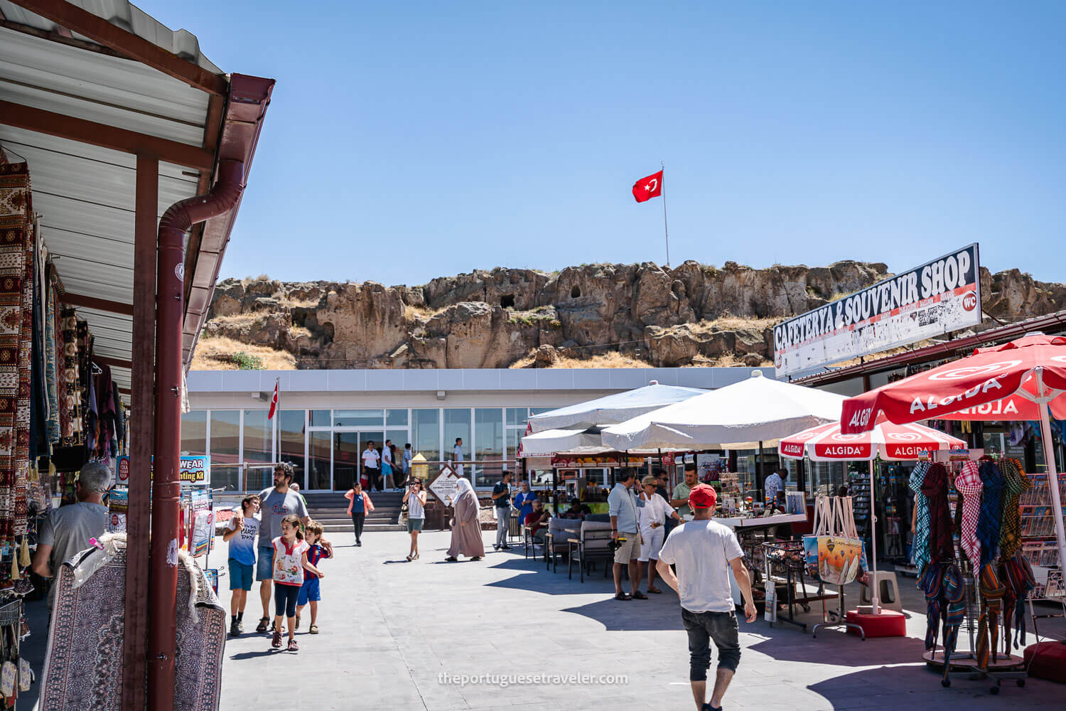 The entrance to the Kaymakli City, on the Cappadocia Green Tour