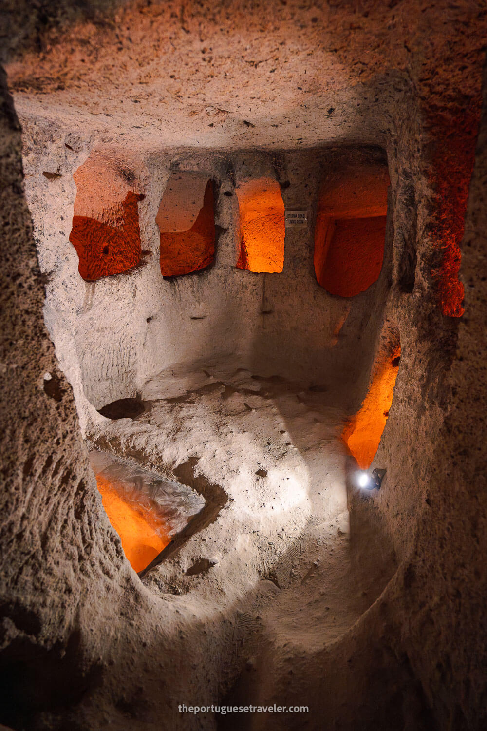 Kaymakli Underground City in Cappadocia, part of the Cappadocia Green Tour