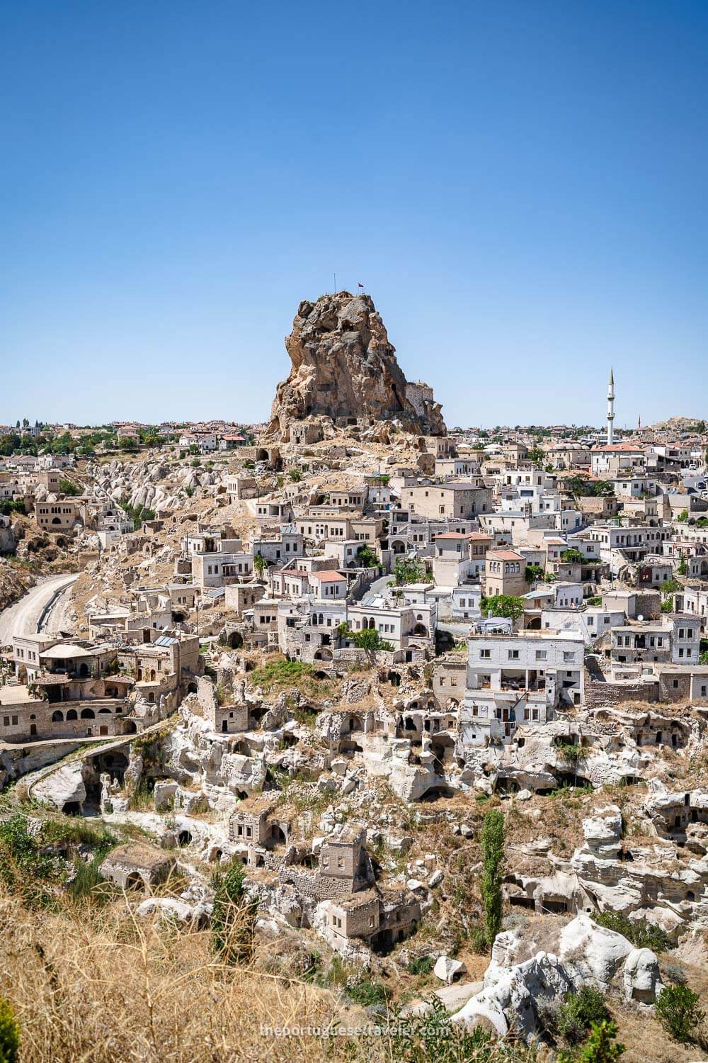The Ortahisar Castle Panorama Viewpoint on the Cappadocia Green Tour