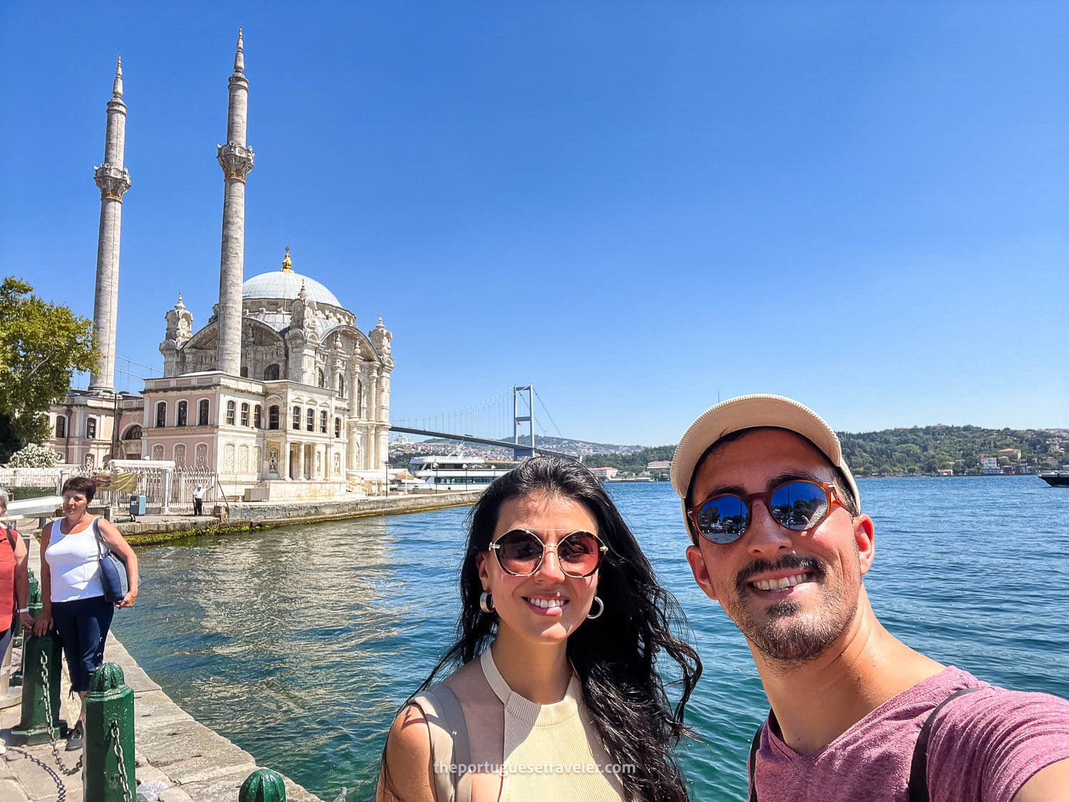 Me and Jhos at the Ortaköy Mosque