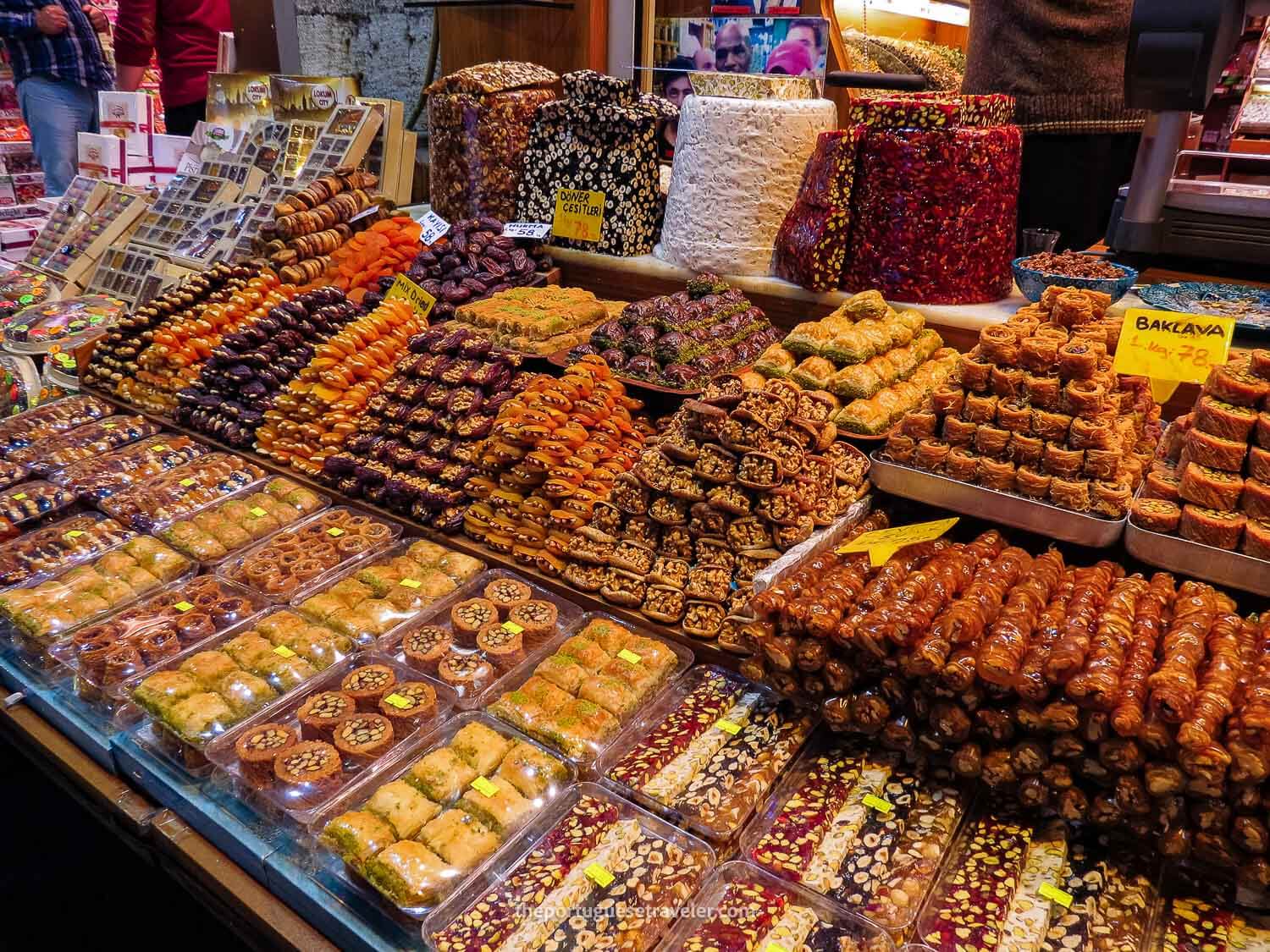Baklava at the Spice Bazar