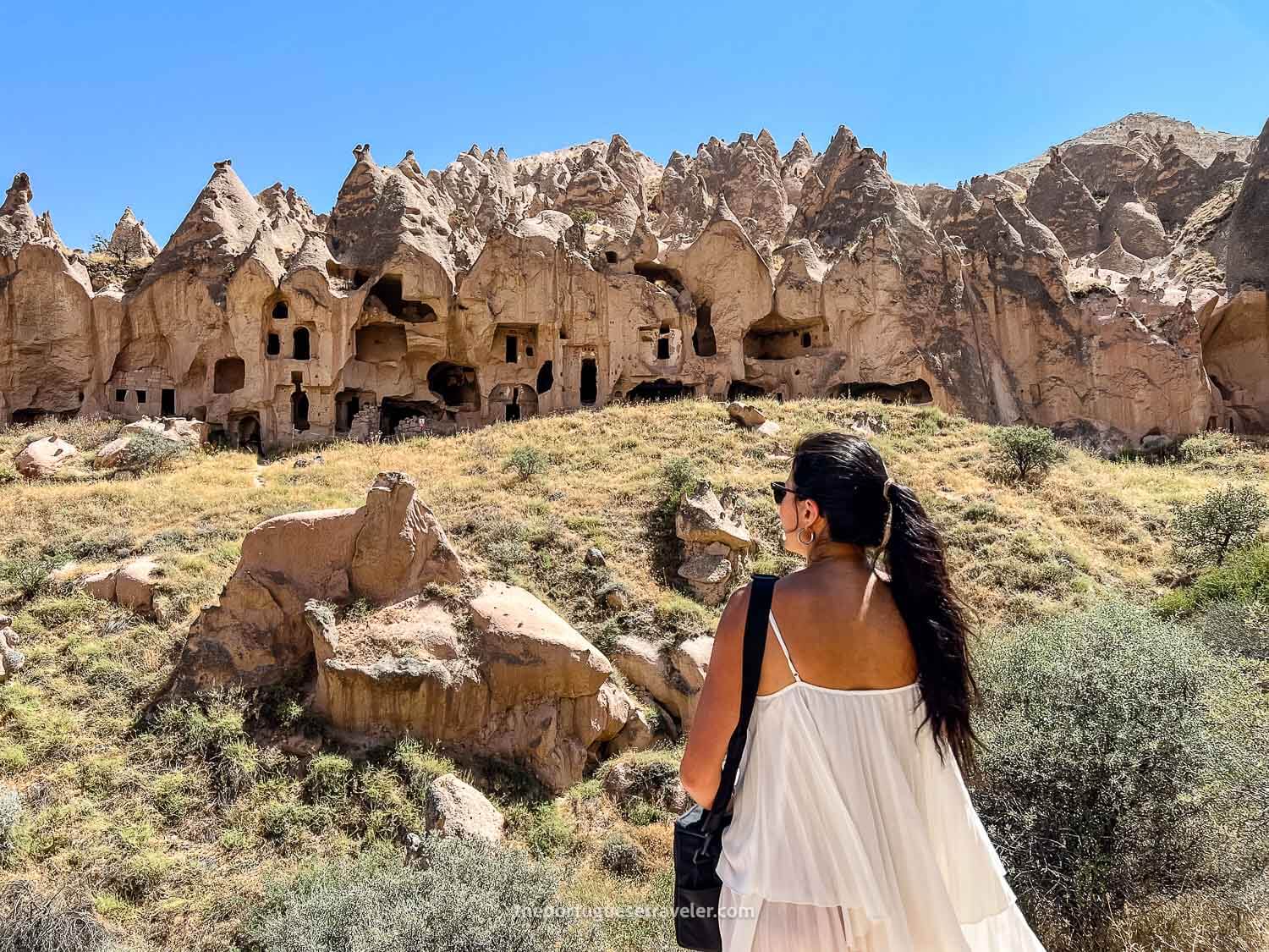 Jhos at the Zelve Open Air Museum, on the Cappadocia Red Tour